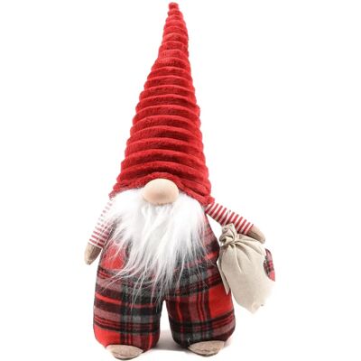 Altri Brand Gnome de Noël en position 59 cm avec chapeau rouge - Figurine décorative Altri Brand Gnome de Noël en position 59 cm avec chapeau rouge - Figurine décorative
