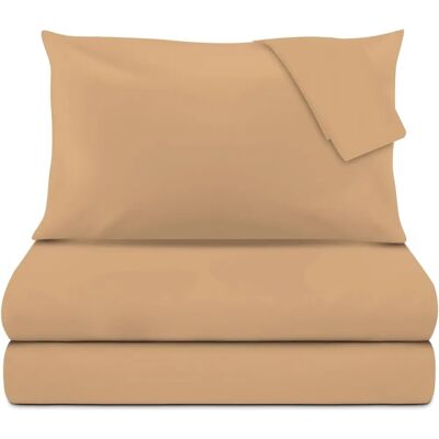KASANOVA Bedset - Natuurlijke katoen - Fitted sheet & kussenslopen KASANOVA Bedset - Natuurlijke katoen - Fitted sheet & kussenslopen