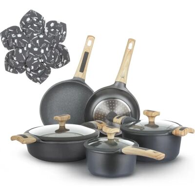 Altri Brand Ensemble de casseroles 11 pièces Altri Brand Ensemble de casseroles 11 pièces