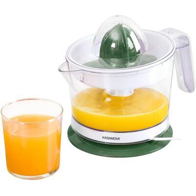 Exprimidor eléctrico de cítricos KASANOVA - 800ml Verde Exprimidor eléctrico de cítricos KASANOVA - 800ml Verde
