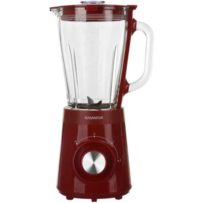 KASANOVA - Frullatore - 1,5 L - Rouge - Blender KASANOVA - Frullatore - 1,5 L - Rouge - Blender