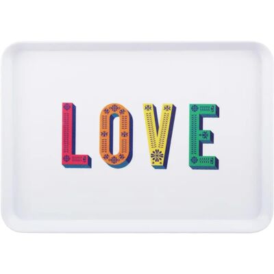 altri brand - Maiolika Melamine Tray - Bianco - 29.7x21.5 cm - Tray altri brand - Maiolika Melamine Tray - Bianco - 29.7x21.5 cm - Tray