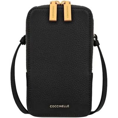 Coccinelle Leder Smartphone Tasche - Schwarz - Damen Coccinelle Leder Smartphone Tasche - Schwarz - Damen