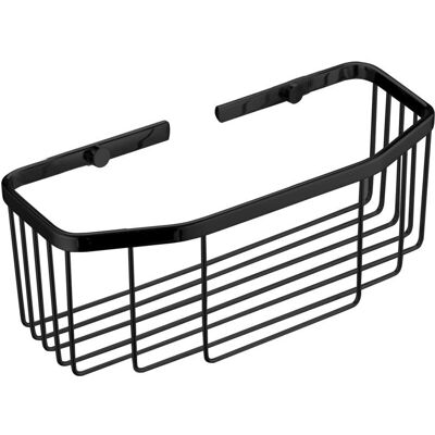 Jabonera Rejilla Pegar Negro Mate Manillons Torrent 280x110x120 mm - Jabonera Jabonera Rejilla Pegar Negro Mate Manillons Torrent 280x110x120 mm - Jabonera