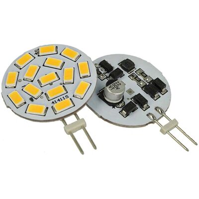LEDLUX - G4 Bispina 15SMD5630 - 12-24V - Lampadina LED LEDLUX - G4 Bispina 15SMD5630 - 12-24V - Lampadina LED