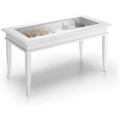 Mobili Fiver Table Basse Classique Blanc - Table basse - Publicité Mobili Fiver Table Basse Classique Blanc - Table basse - Publicité