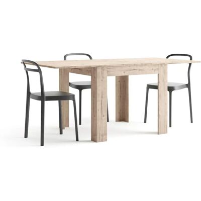 Mobili Fiver Table Carrée Extensible - Table - Publicité Mobili Fiver Table Carrée Extensible - Table - Publicité