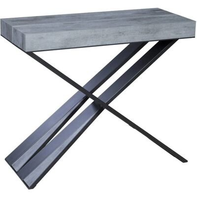 Itamoby Consolle Estensibile Piccola Cemento - Tavolo Console Itamoby Consolle Estensibile Piccola Cemento - Tavolo Console