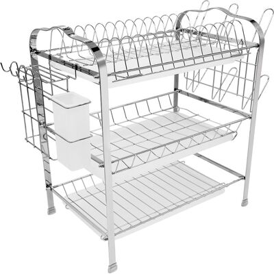 SKECTEN - Scolapiatti in metallo a 3 ripiani Opzione 2 - Dish rack SKECTEN - Scolapiatti in metallo a 3 ripiani Opzione 2 - Dish rack