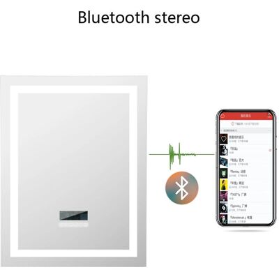 Skecten - Bluetooth Adjustable Mirror - marrón - 60x80 - Espejo Skecten - Bluetooth Adjustable Mirror - marrón - 60x80 - Espejo