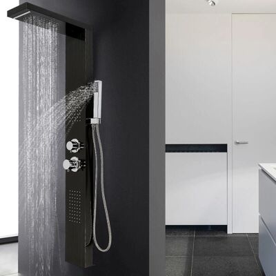 Skecten - Shower Panel System - Negro - Shower Panel System Skecten - Shower Panel System - Negro - Shower Panel System