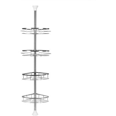 SKECTEN - SCSh - Plateado - 4‑estantes - Estante de esquina para ducha SKECTEN - SCSh - Plateado - 4‑estantes - Estante de esquina para ducha