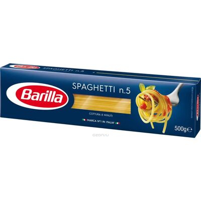 Barilla Nr. 5 Pasta af durumhvede - Lange pasta Barilla Nr. 5 Pasta af durumhvede - Lange pasta
