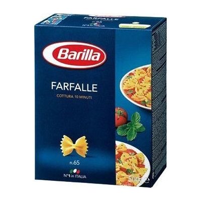 Barilla Farfalle Pâtes - Blé dur - 500g - Publicité Barilla Farfalle Pâtes - Blé dur - 500g - Publicité