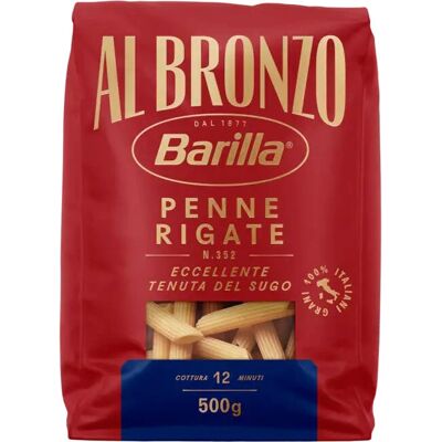 Barilla - Al Bronzo Penne Rigate - 500 g - Pâtes - Publicité Barilla - Al Bronzo Penne Rigate - 500 g - Pâtes - Publicité