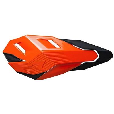 Protège-mains R-Tech HP3 Orange/Noir - Enduro/Cross - Publicité Protège-mains R-Tech HP3 Orange/Noir - Enduro/Cross - Publicité
