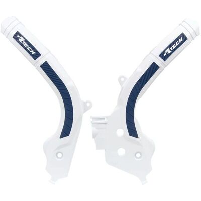 Protector de marco Race Tech Blanco/Azul - Protector de marco Protector de marco Race Tech Blanco/Azul - Protector de marco