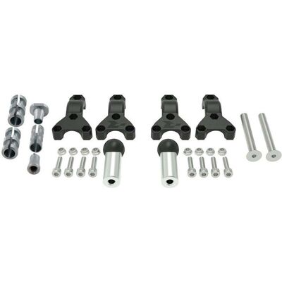 Kit di montaggio RTECH Hpounting per Ducati Multistrada/KTM Adventure - Manubrio Kit di montaggio RTECH Hpounting per Ducati Multistrada/KTM Adventure - Manubrio