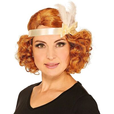 Buttinette - Charleston Curl Wig - Kupferrot - 30 cm - Wig Buttinette - Charleston Curl Wig - Kupferrot - 30 cm - Wig