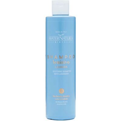 Shampoing Lavande pour Cuir Chevelu Sensible - Maternatura - Publicité Shampoing Lavande pour Cuir Chevelu Sensible - Maternatura - Publicité
