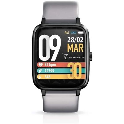 Techmade Smartwatch Move - GPS, Tactile, Étanche, Sport - 40g Techmade Smartwatch Move - GPS, Tactile, Étanche, Sport - 40g