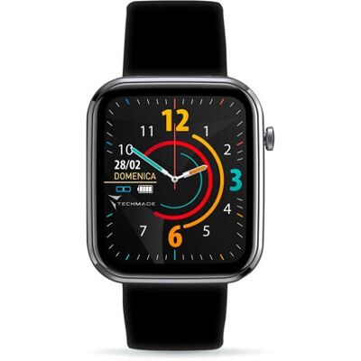 Smartwatch Techmade TM-HAVA-BK - Lekki, Wodoodporny, Tętno Smartwatch Techmade TM-HAVA-BK - Lekki, Wodoodporny, Tętno