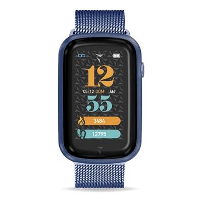 Techmade Blaues Smartwatch mit Touchscreen - Sportuhr & Fitness-Tracker Techmade Blaues Smartwatch mit Touchscreen - Sportuhr & Fitness-Tracker