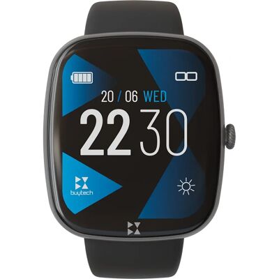 Techmade Smartwatch BuyTech 1,89" Étanche Noir - Publicité Techmade Smartwatch BuyTech 1,89" Étanche Noir - Publicité