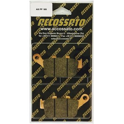 ACCOSSATO - CBR 500 R - Trasero - Sinterado - Pastilla de freno ACCOSSATO - CBR 500 R - Trasero - Sinterado - Pastilla de freno