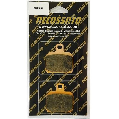 ACCOSSATO - AGPA42OR - Orange - 9x53 - Brake pad - Publicité ACCOSSATO - AGPA42OR - Orange - 9x53 - Brake pad - Publicité