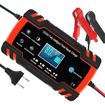 DPZO - Cargador inteligente 8-12V/24V - 3 etapas - Cargador de batería DPZO - Cargador inteligente 8-12V/24V - 3 etapas - Cargador de batería