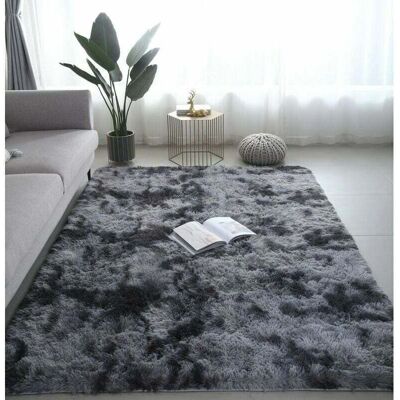 Dpzo - Shag 160x230 - Gris oscuro - 160x230 cm - Rug Dpzo - Shag 160x230 - Gris oscuro - 160x230 cm - Rug