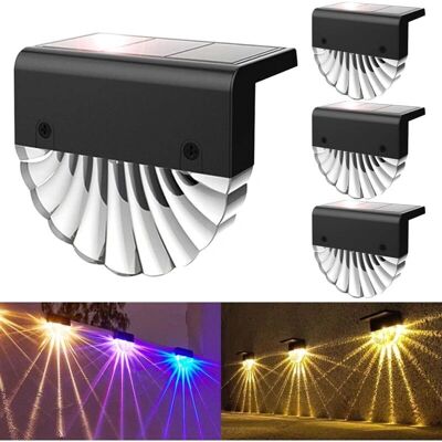 KCVV - Solar Fence Lights 4-pack - IP65 - Solar lights KCVV - Solar Fence Lights 4-pack - IP65 - Solar lights