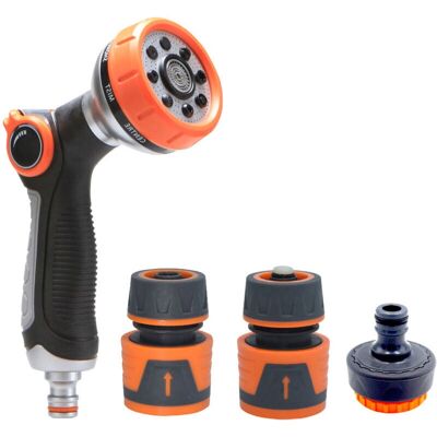 AIPERQ - Spray Gun - 8-Mode - Zinc-ABS - Garden Hose AIPERQ - Spray Gun - 8-Mode - Zinc-ABS - Garden Hose