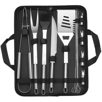 AIPERQ - 10 piezas - acero inoxidable - Barbecue tools AIPERQ - 10 piezas - acero inoxidable - Barbecue tools