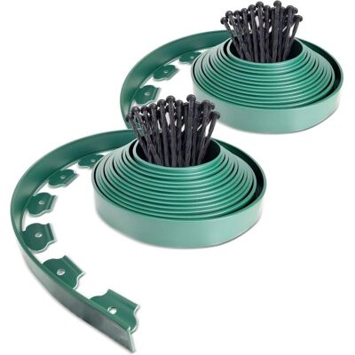 AIPERQ - Plastic garden border - 10m - Garden border AIPERQ - Plastic garden border - 10m - Garden border