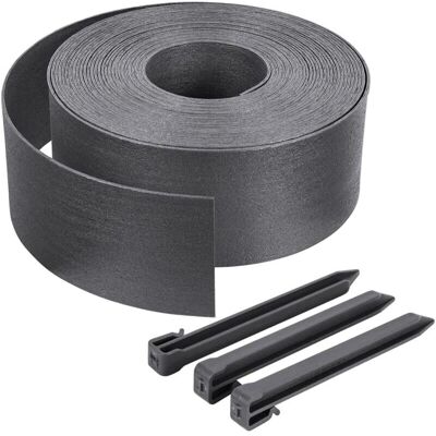 AIPERQ Garden Edging - 10m, Flexible, Natural Look AIPERQ Garden Edging - 10m, Flexible, Natural Look