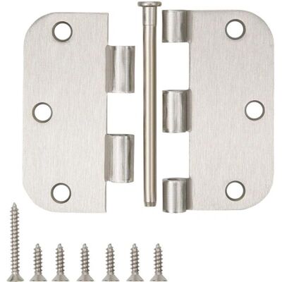 DPZO - 8.9cm Satin Nickel Hinge - Bisagras DPZO - 8.9cm Satin Nickel Hinge - Bisagras
