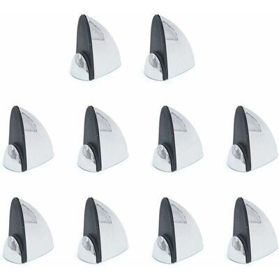 DPZO 10 piezas clips para estante de vidrio - 3-16 mm - aleación de zinc - ajustable - clip para estante DPZO 10 piezas clips para estante de vidrio - 3-16 mm - aleación de zinc - ajustable - clip para estante