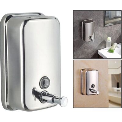 DPZO - Wall-Mount - 500 ml - Acciaio - Dispenser sapone DPZO - Wall-Mount - 500 ml - Acciaio - Dispenser sapone