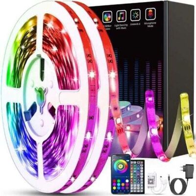 NVEES - Striscia 30m - Bluetooth - IR remote - LED strip NVEES - Striscia 30m - Bluetooth - IR remote - LED strip