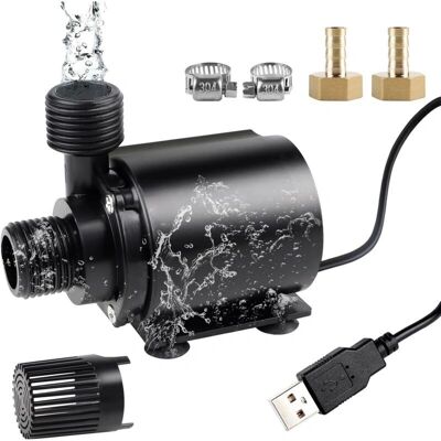 AIPERQ - USB-500L/H-4W - DC5V - 500 L/h - Bomba de acuario AIPERQ - USB-500L/H-4W - DC5V - 500 L/h - Bomba de acuario