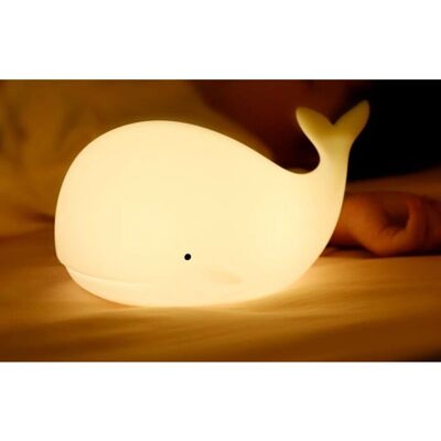 AIPERQ - Baby Balena - Silicona multicolor - Luz nocturna AIPERQ - Baby Balena - Silicona multicolor - Luz nocturna
