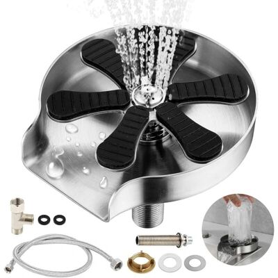 AIPERQ - Glass Rinser - Stainless Steel 304 - Brass Valve - Glass Rinser AIPERQ - Glass Rinser - Stainless Steel 304 - Brass Valve - Glass Rinser