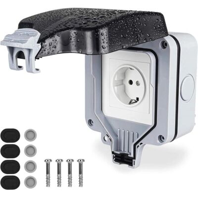 YMYNY - IP66 Exterior Socket - Wall Mounted - Outdoor outlet YMYNY - IP66 Exterior Socket - Wall Mounted - Outdoor outlet