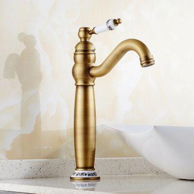 Ulisem - Grifo alto 360° - Bronce - Faucet Ulisem - Grifo alto 360° - Bronce - Faucet