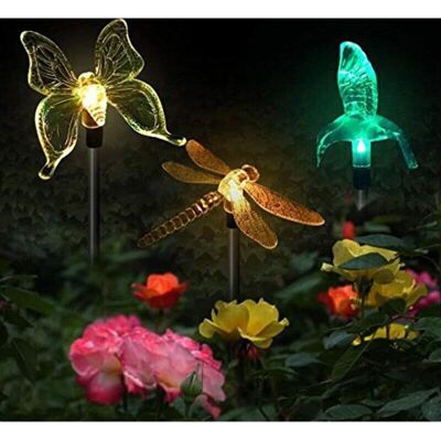 AIPERQ - 3-Pack - Mariposa - Luces solares de jardín AIPERQ - 3-Pack - Mariposa - Luces solares de jardín