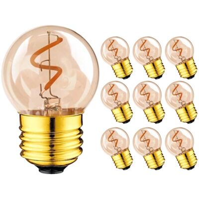 AIPERQ - G40 E27 1W - Amber - 2200K - Bombilla LED AIPERQ - G40 E27 1W - Amber - 2200K - Bombilla LED