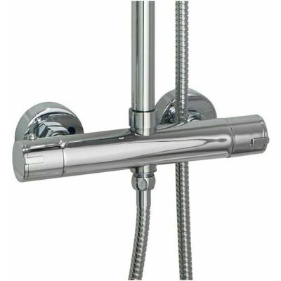 Aiperq - Thermostatic Mixer - Double Outlet - Chrome - Shower Type Aiperq - Thermostatic Mixer - Double Outlet - Chrome - Shower Type