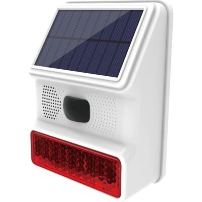 XVX - XVX Sirena Solar 433MHz - 110 dB - IP67 solar alimentada - Sirena XVX - XVX Sirena Solar 433MHz - 110 dB - IP67 solar alimentada - Sirena